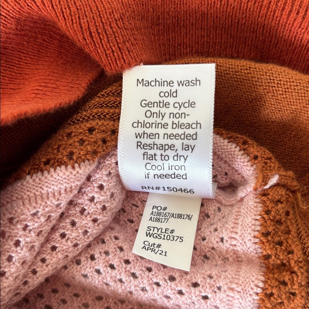 Market & Spruce Colorful Striped Crewneck Sweater - Picture 7 of 10